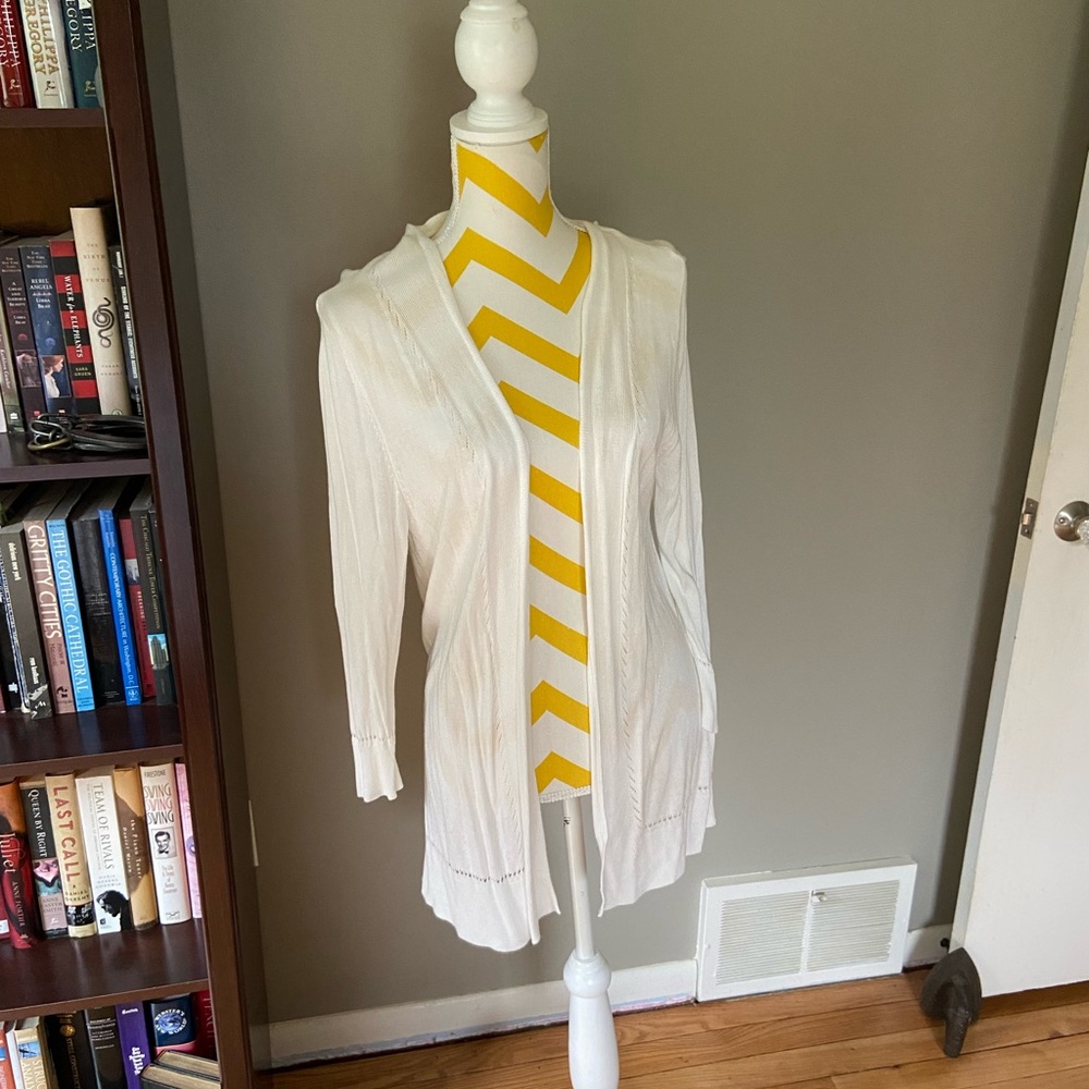 Loft Outlet Cream Cardigan